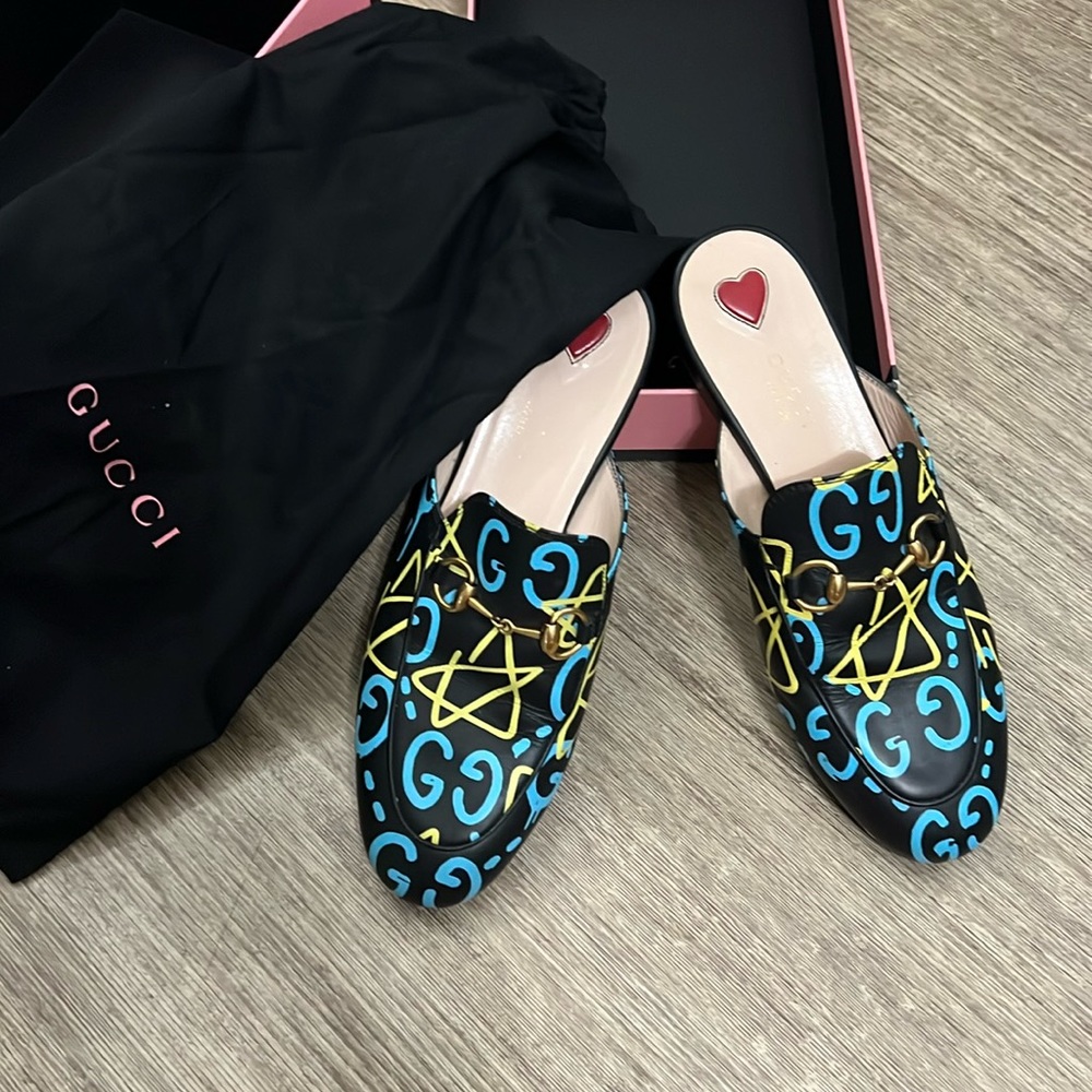 Gucci ghost princetown slide 36.5